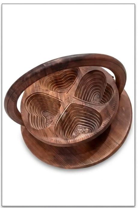 Wooden Floding Dry Fruit Basket